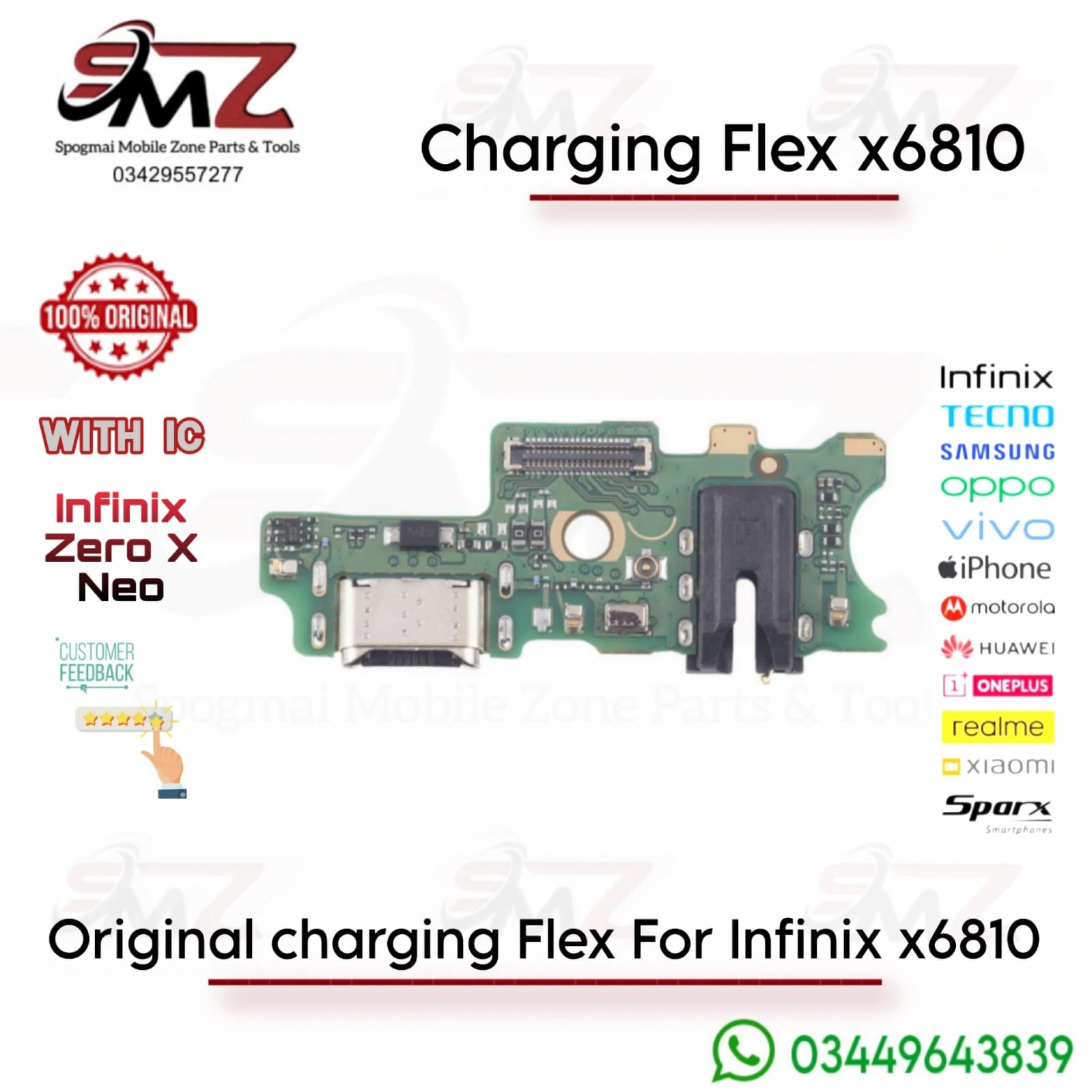 Infinix Zero X Neo X6810 Charging Flex