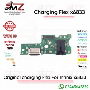 Infinix Note 30 X6833 charging flex