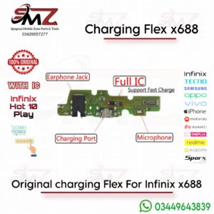 Infinix Hot 10 Play X688 charging flex