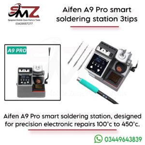 Aifen A9 Pro Smart Soldering Station with 3 tips.