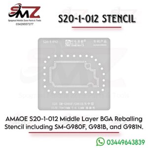 AMAOE S20-1-012 Middle Layer BGA Reballing Stencil.