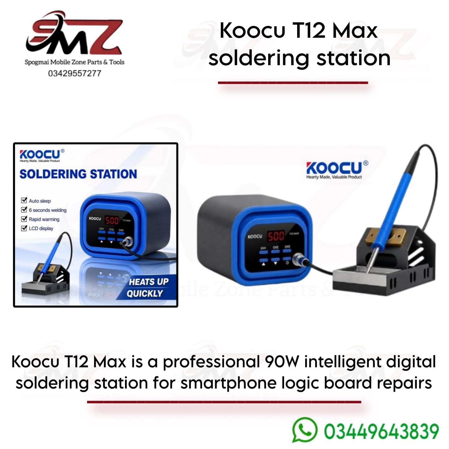 KOOCU T12 Max soldering station.