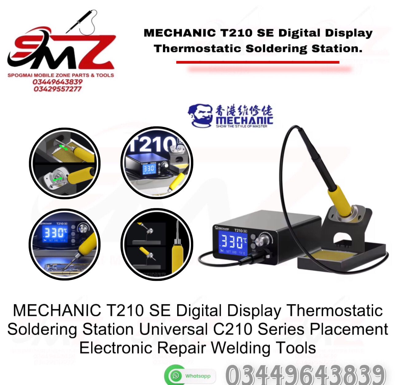 Mechanic T210 SE Soldering Station