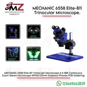 MECHANIC 6558 Elite high-performance trinocular stereo microscope