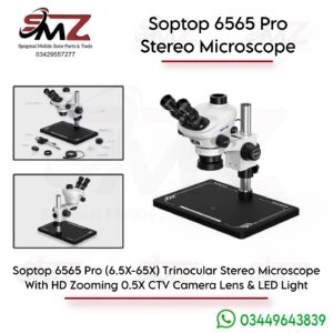 SOPTOP SZM 6565 Pro industrial-grade trinocular stereo microscope