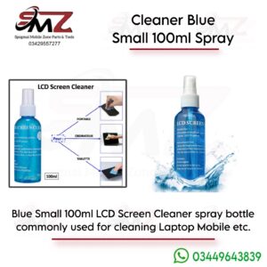 Cleaner blue small 100ml LCD screen cleaner spray bottle