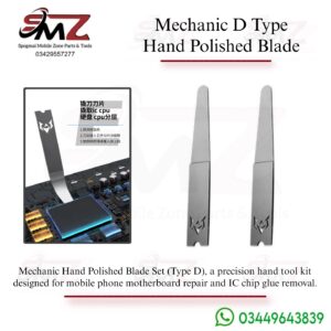 Mechanic D Type Hand Polished Blade