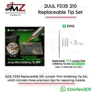 2UUL FD35 replaceable jumper wire soldering tip set