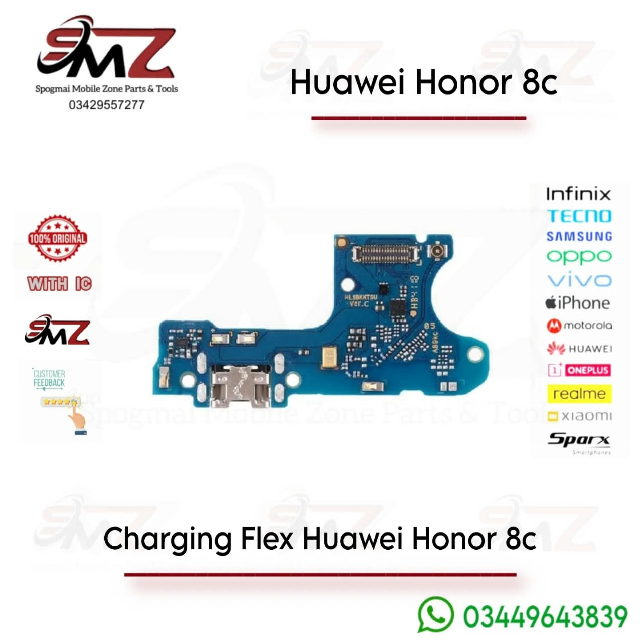 Huawei Honor 8C charging flex
