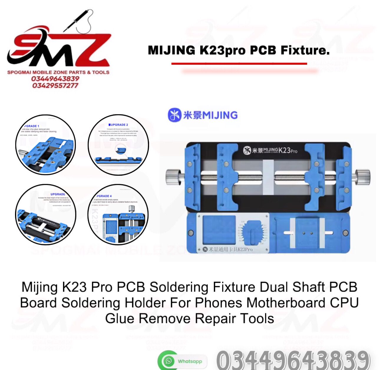 Mijing K23 Pro dual-shaft universal PCB holder