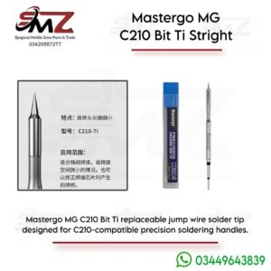 MASTERGO MG C210 BIT TI straight precision soldering iron tip