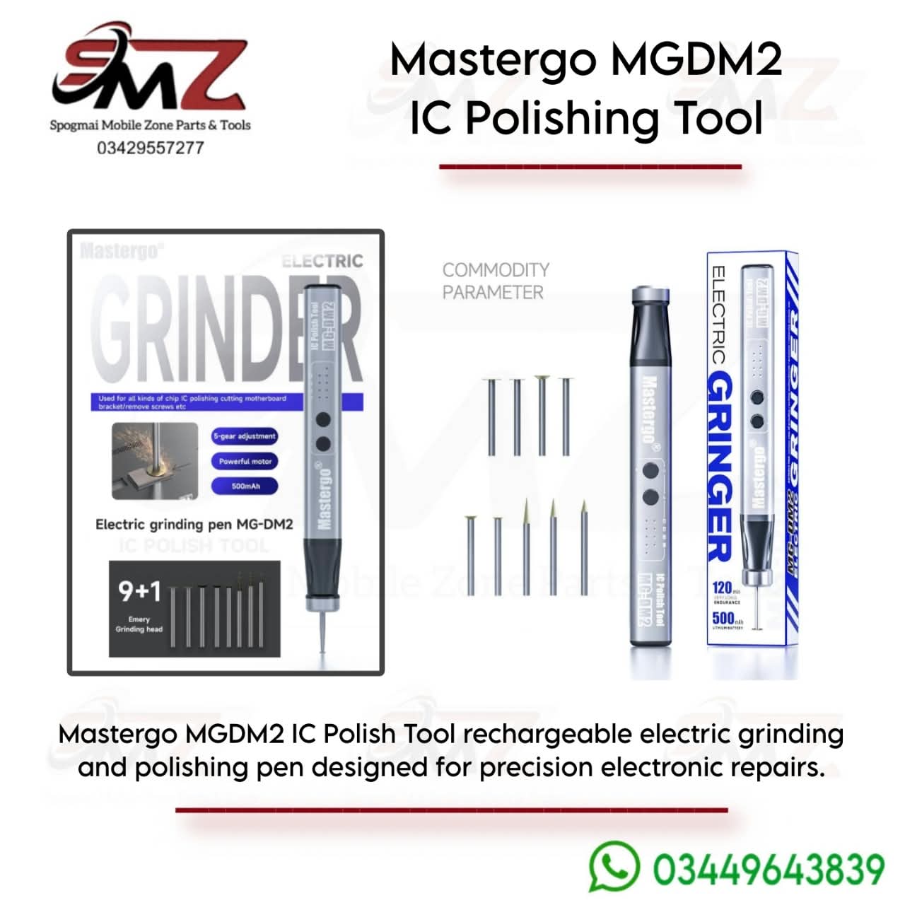 MasterGo MGDM2 IC polishing tool.