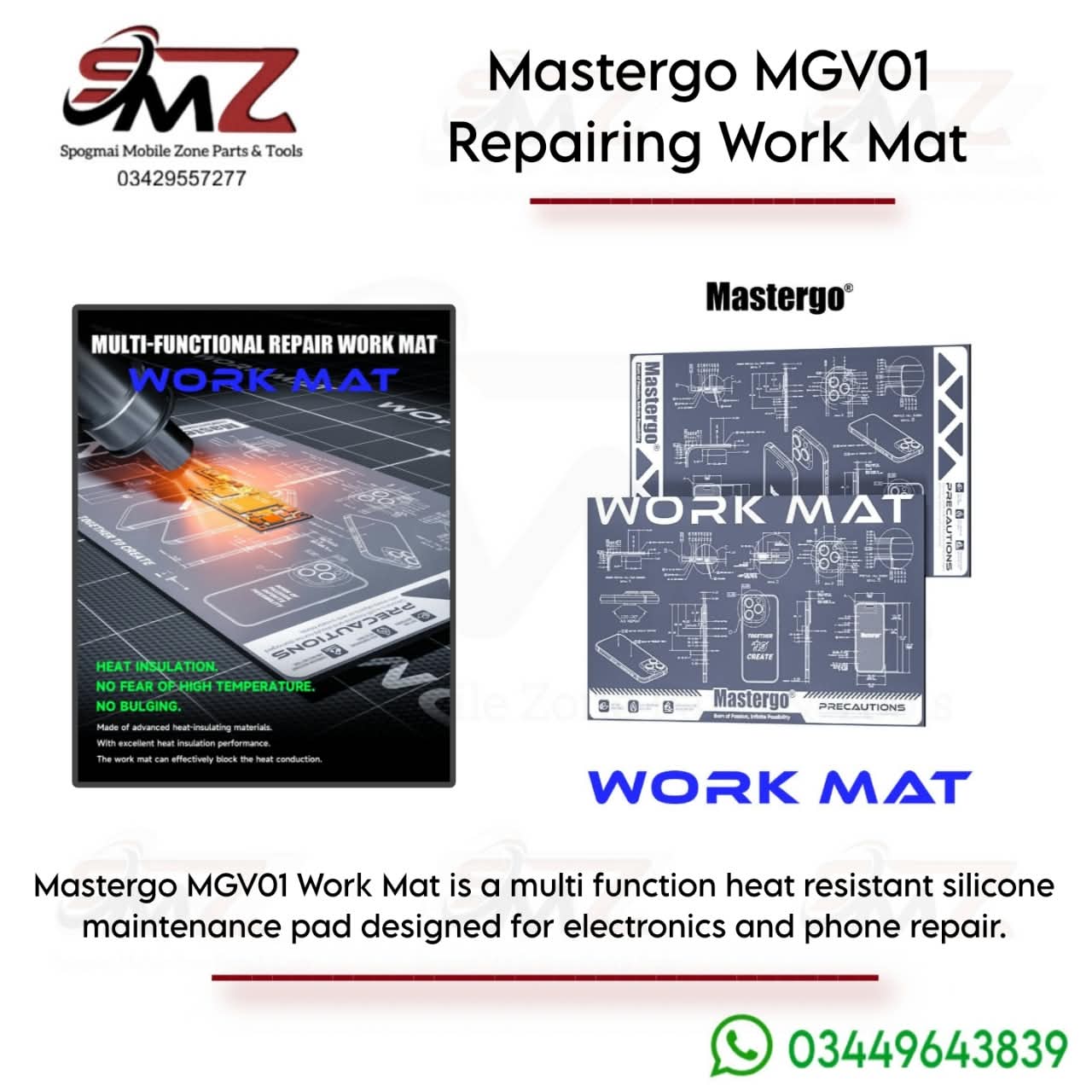 MasterGo MGV01 Multifunction Repair Work Mat