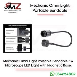 Mechanic Omni L microscope and workbench lighting solution