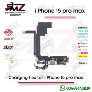 iPhone 15 Pro Max charging port flex with IC