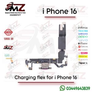 iPhone 16 charging port flex cable with IC