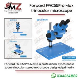 SOPTOP + FORWARD FWC55 Pro Max Synchronous Zoom Trinocular Stereo Microscope