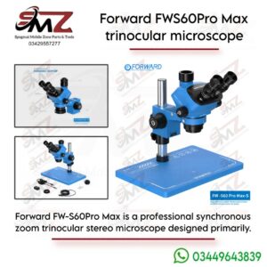 SOPTOP + FORWARD FWS60 Pro Max synchronous zoom trinocular stereo microscope