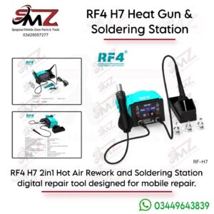 RF4 H7 2in1 digital rework station 600W hot air gun & 50W soldering iron