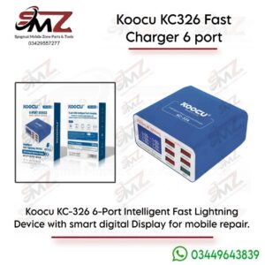 Koocu KC326 6-Port Intelligent Fast Lightning Charger