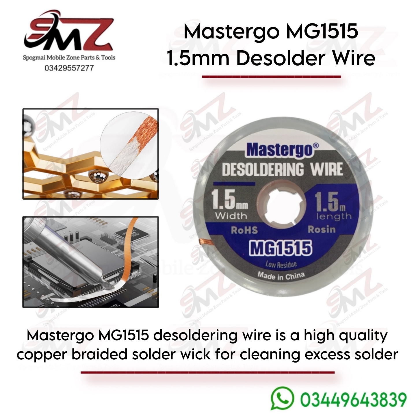 Mastergo MG1515 Desoldering Wire