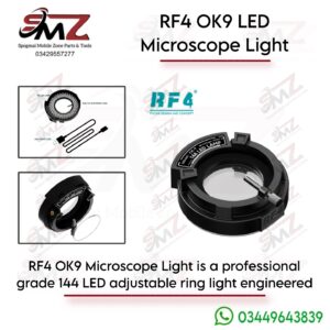 RF4 OK9 Adjustable 144 LED Microscope Ring Light