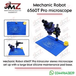 Mechanic Robot 6560T Pro trinocular stereo continuous zoom microscope