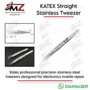 KATEX Straight Stainless Steel Tweezer