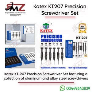 Katex KT207 is a professional precision screwdriver kit